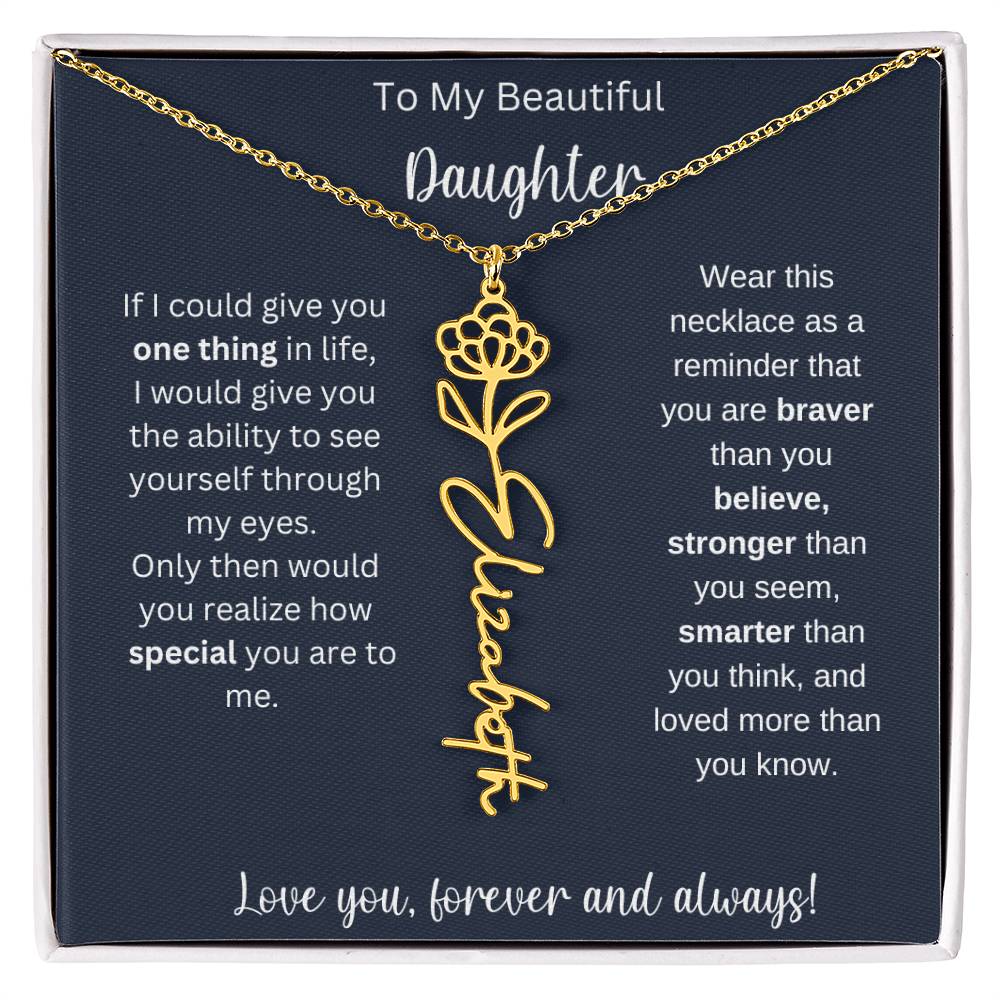Daughter Custom Necklace 1