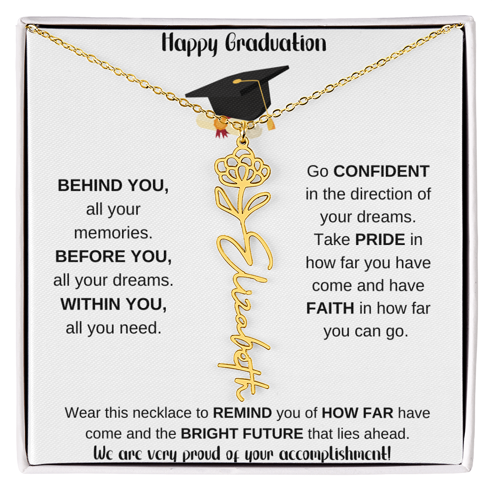 2025 Graduation Gift - Flower Name Necklace 10