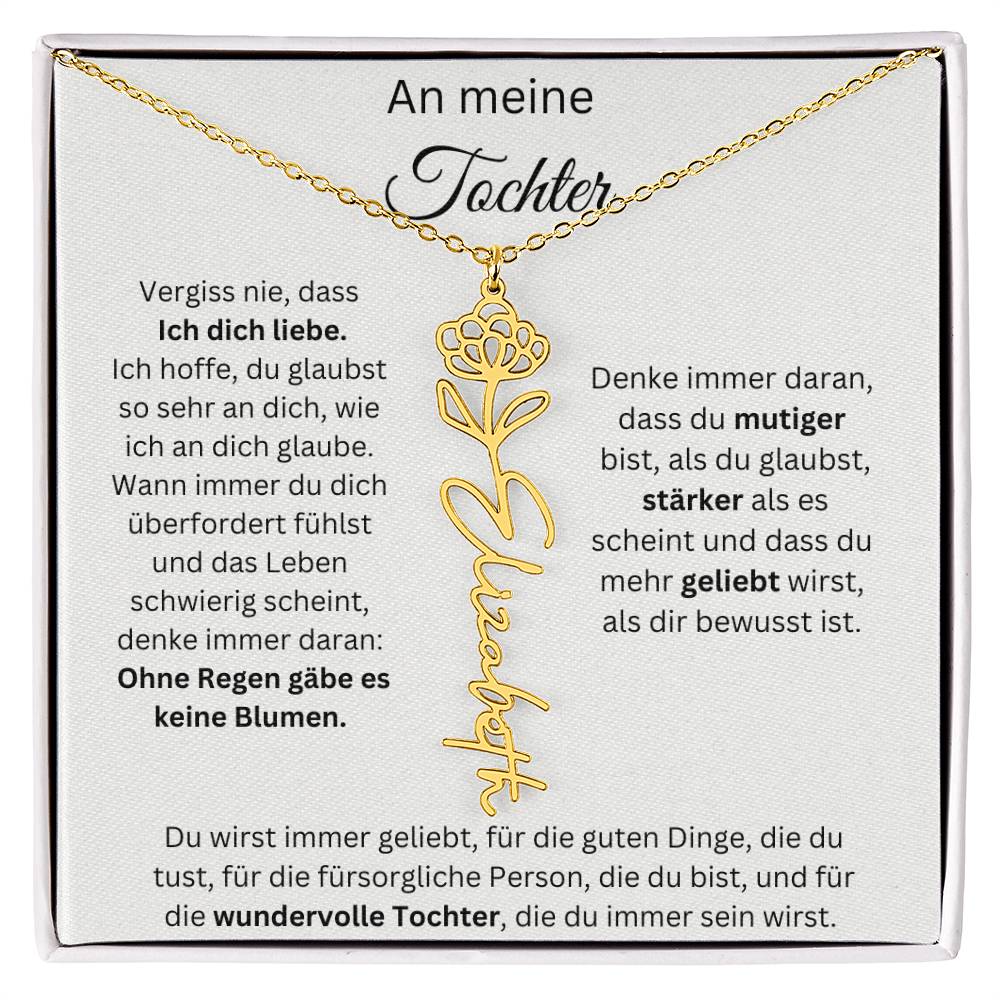 An Meine Tochter Vergiss Nie Dass Ich Dich Liebe