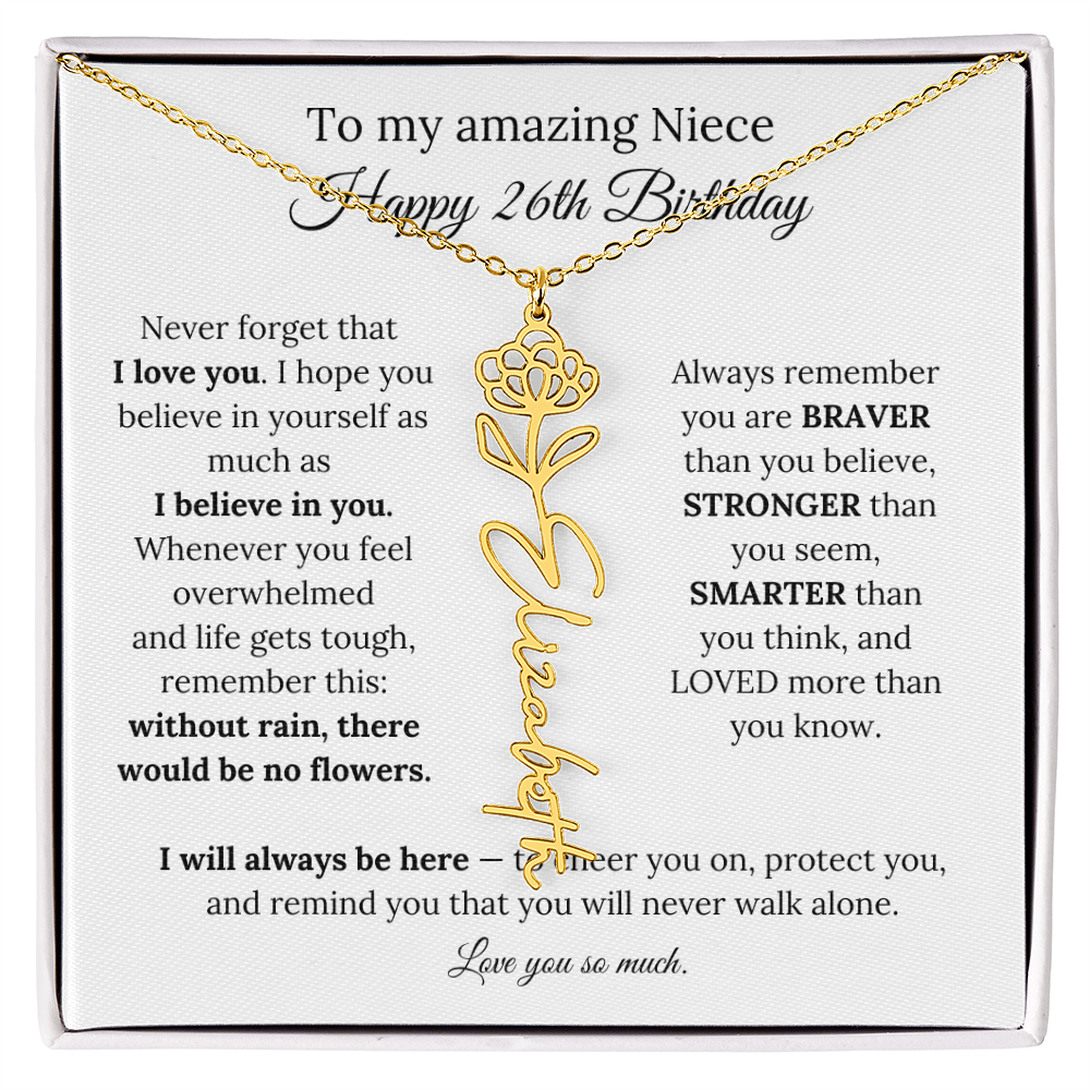 Happy 26th Birthday Gift for Niece