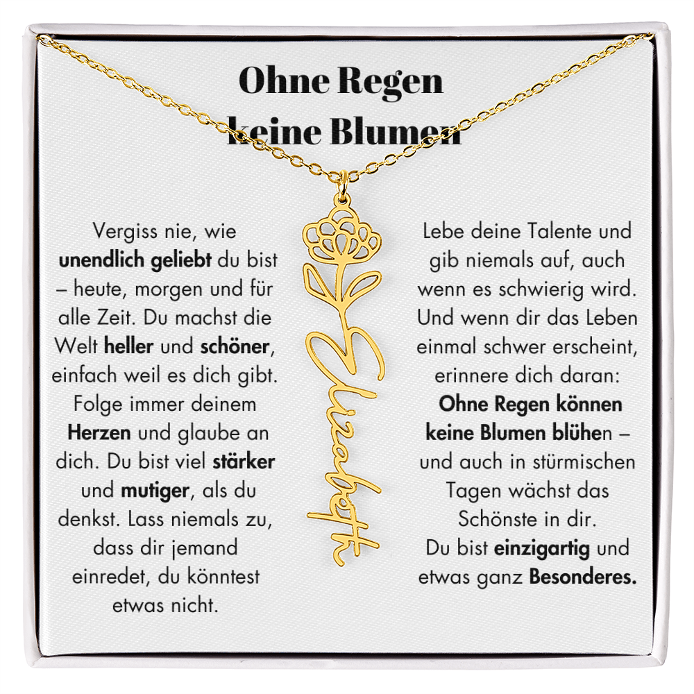 Weihnachtsgeschenk Schmuckkarte mit Spruch unendlich geliebt Mutmacher Hoffnung Liebe Geschenkidee