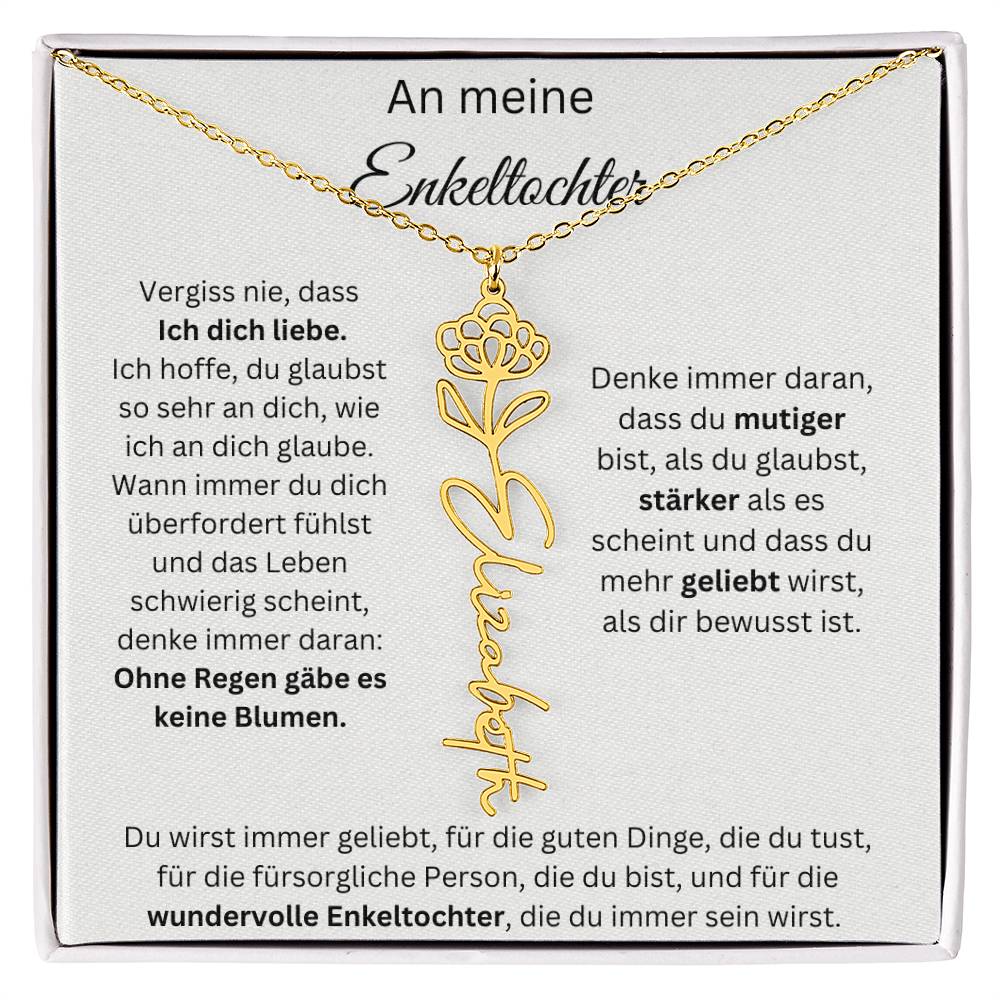 An Meine Enkeltochter - Vergiss Nie