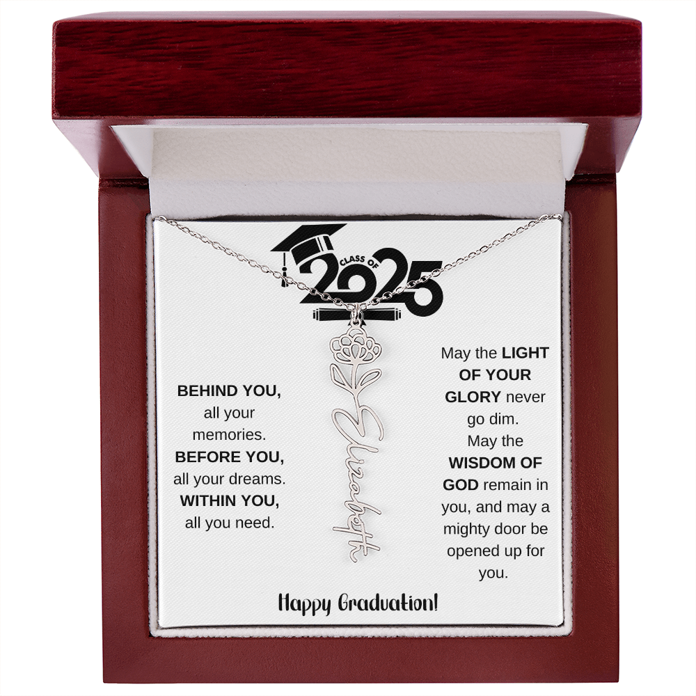 2025 Graduation Gift - Flower Name Necklace 8
