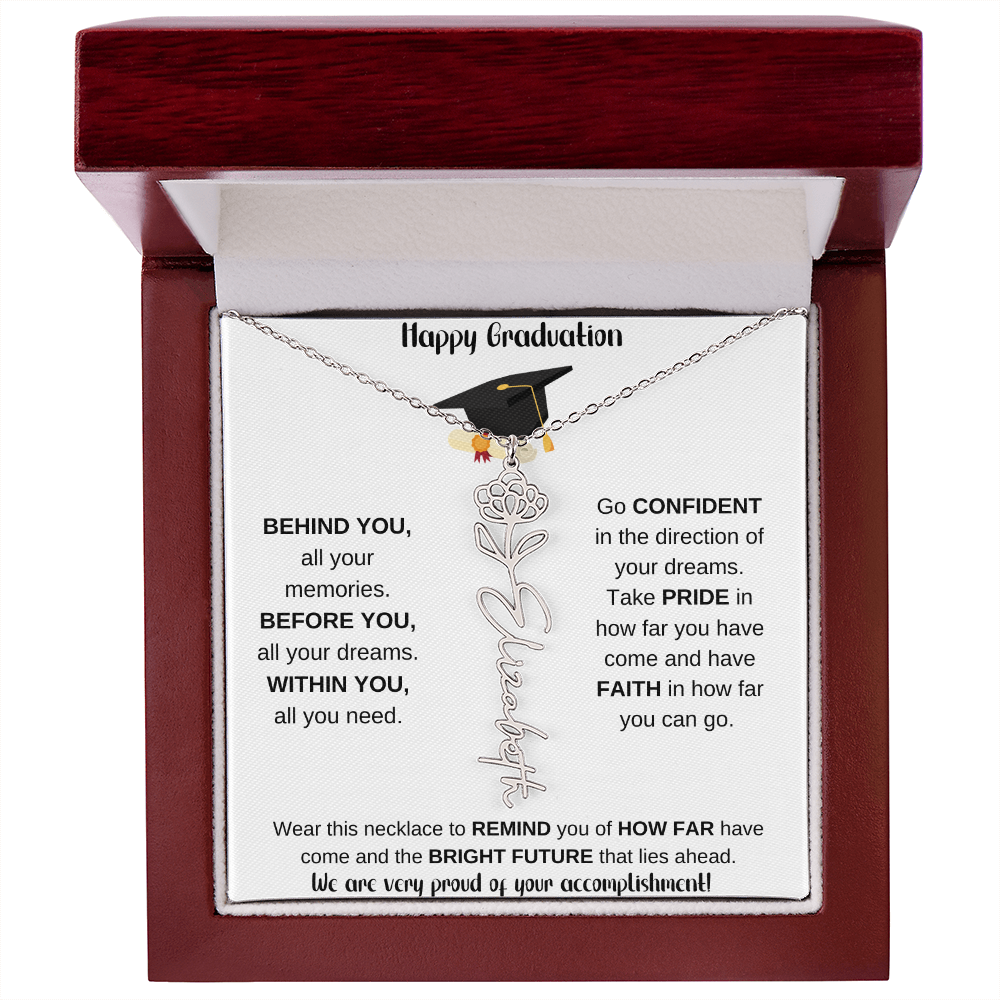 2025 Graduation Gift - Flower Name Necklace 10