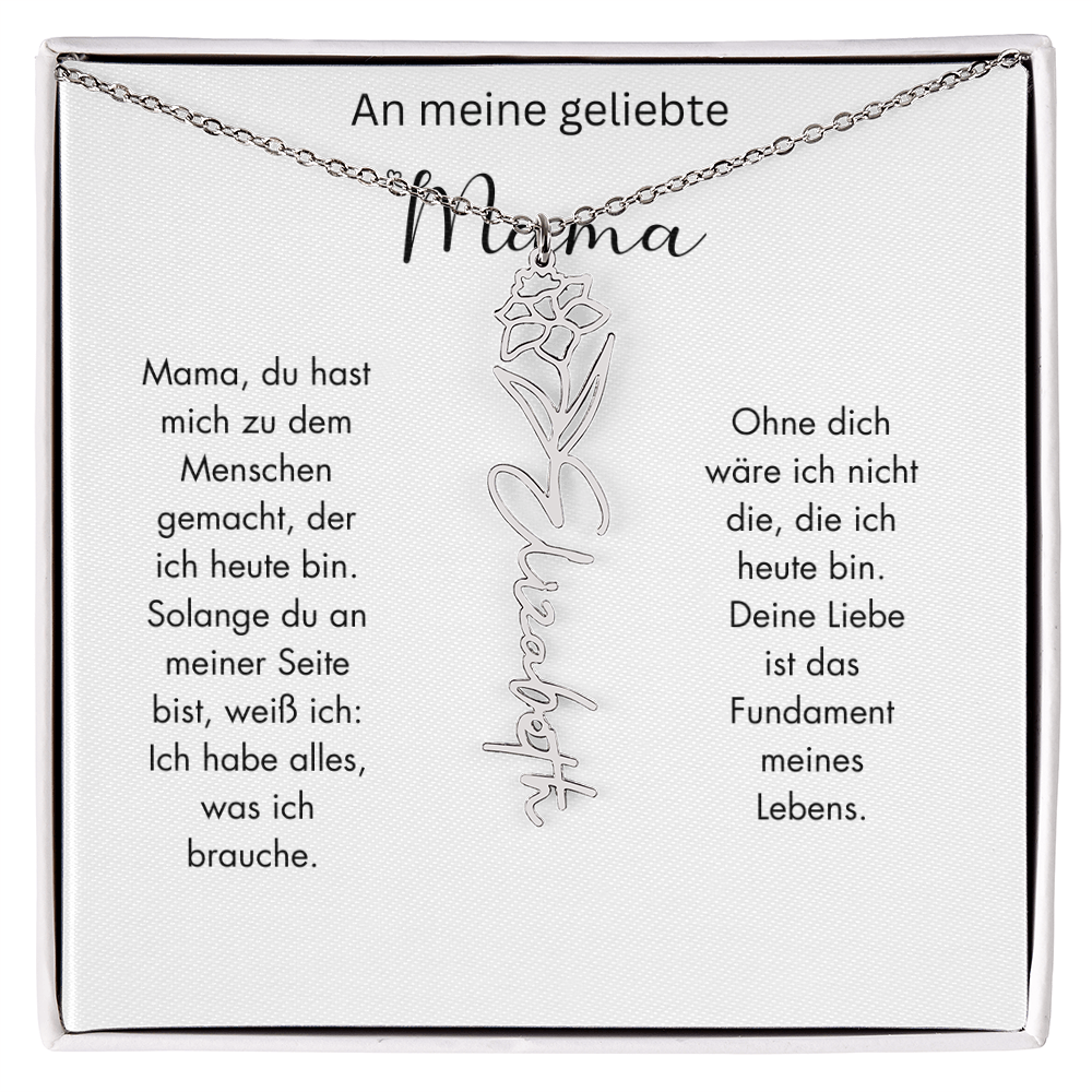 Personalisiertes Schmuck Geschenk für Mama