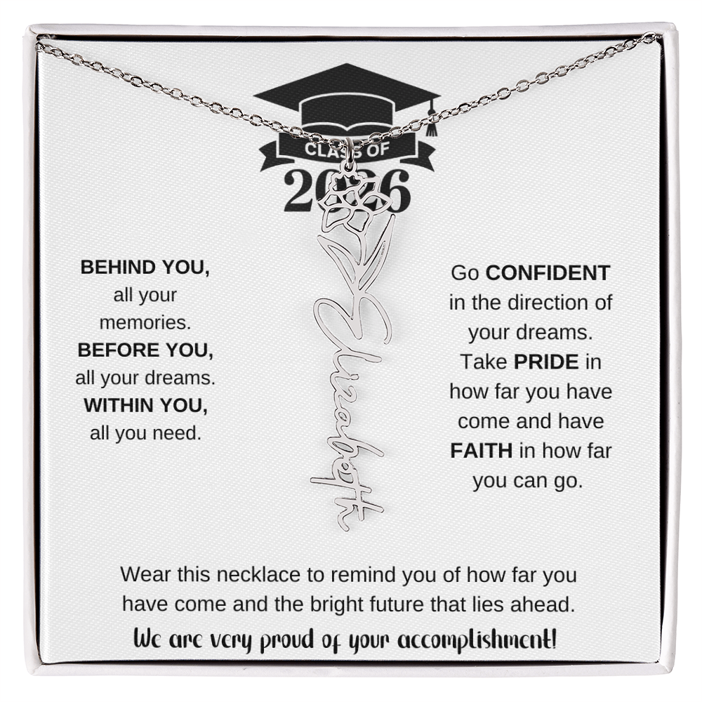 2026 Graduation Necklace