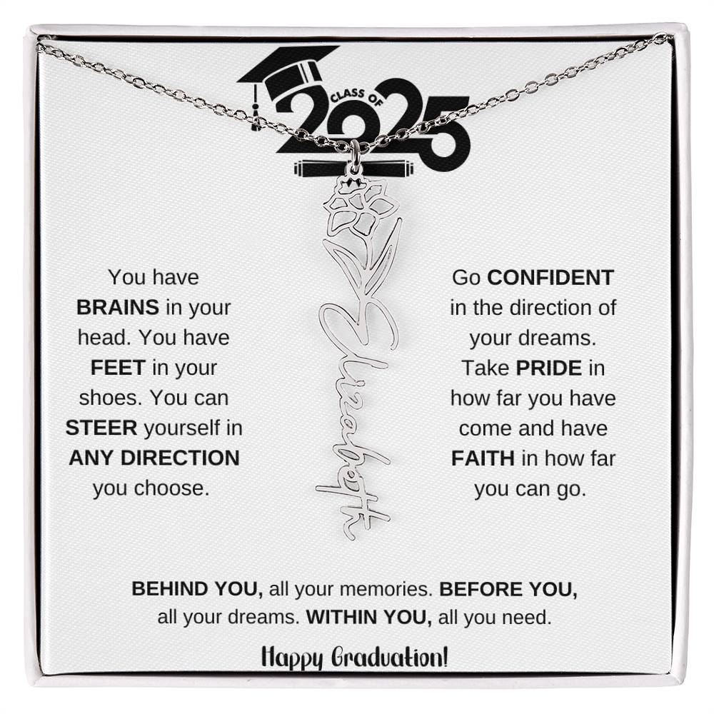 2025 Graduation Gift - Flower Name Necklace 7