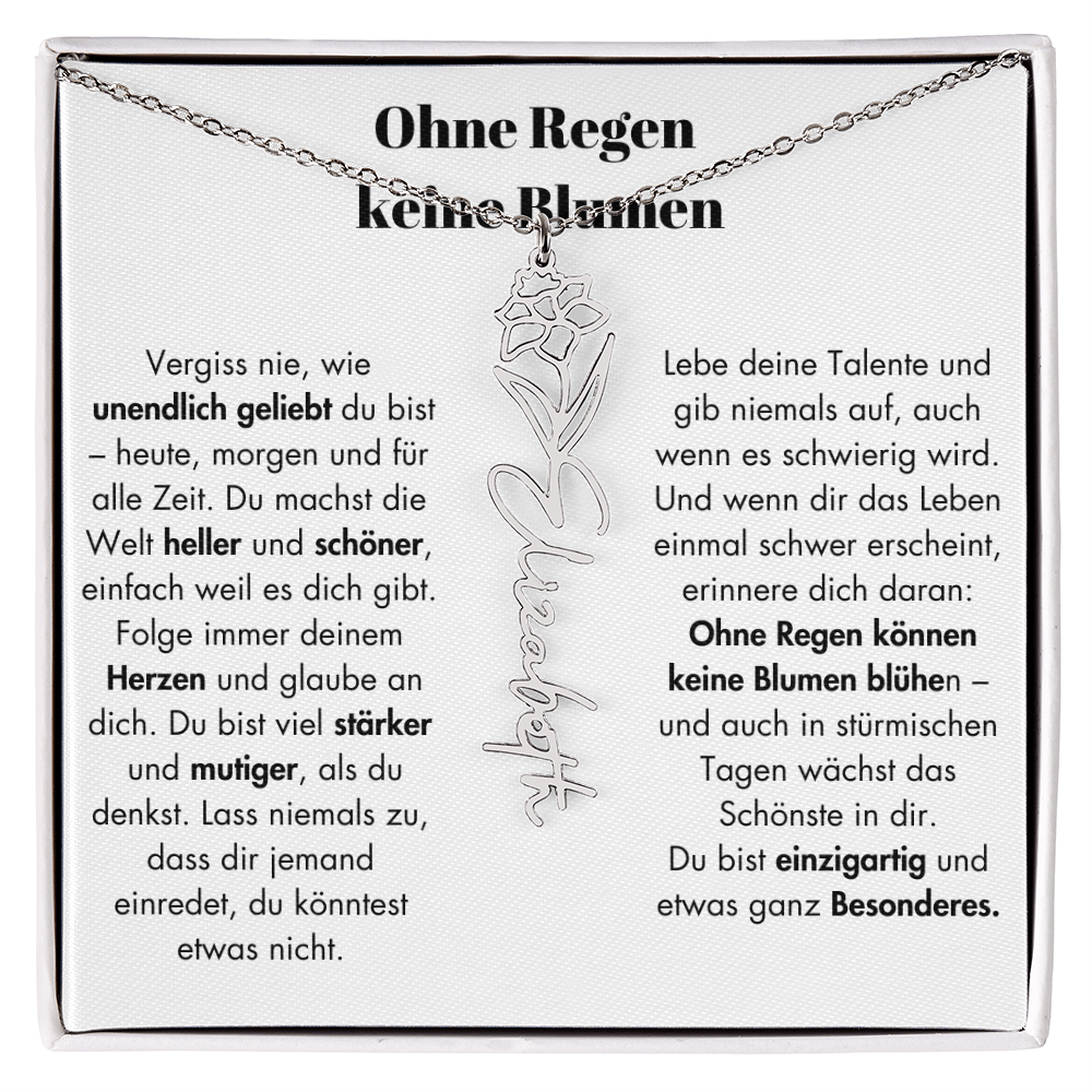 Weihnachtsgeschenk Schmuckkarte mit Spruch unendlich geliebt Mutmacher Hoffnung Liebe Geschenkidee