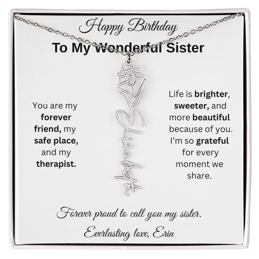 Custom Erin Birthflower