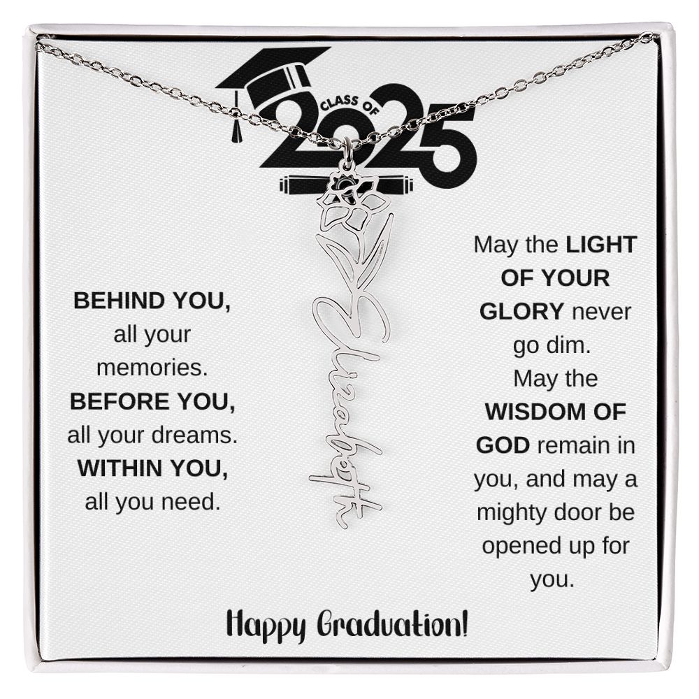 2025 Graduation Gift - Flower Name Necklace 8