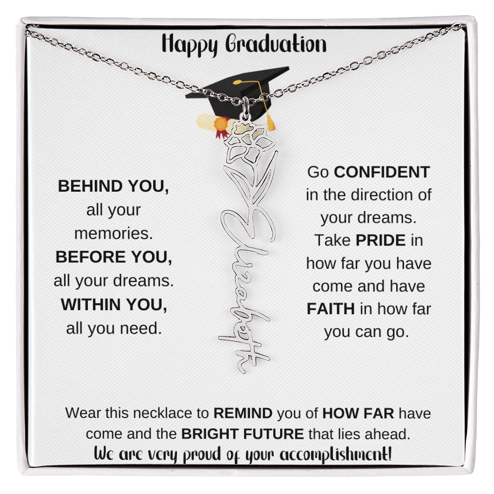2025 Graduation Gift - Flower Name Necklace 10