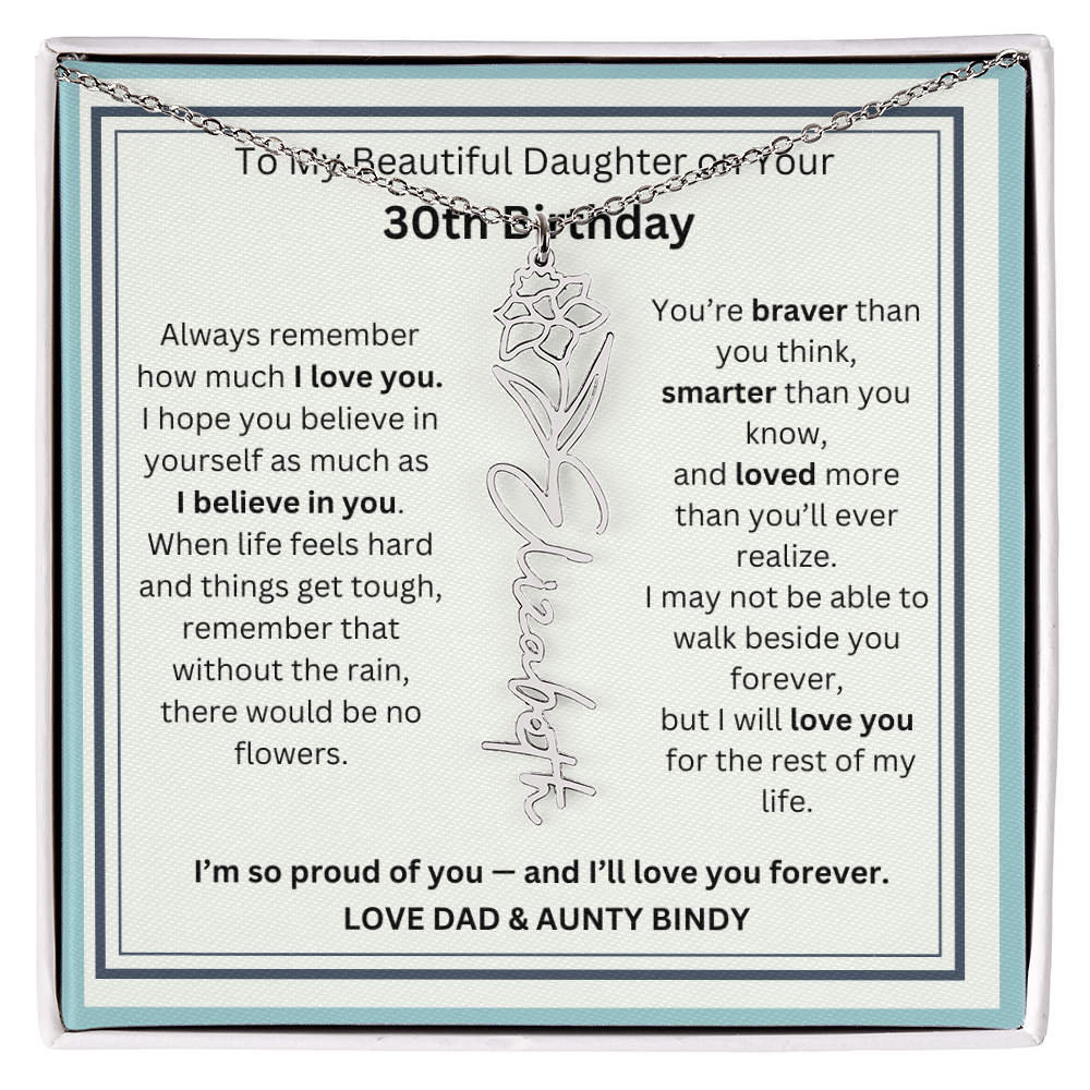 LOVE DAD & AUNTY BINDY