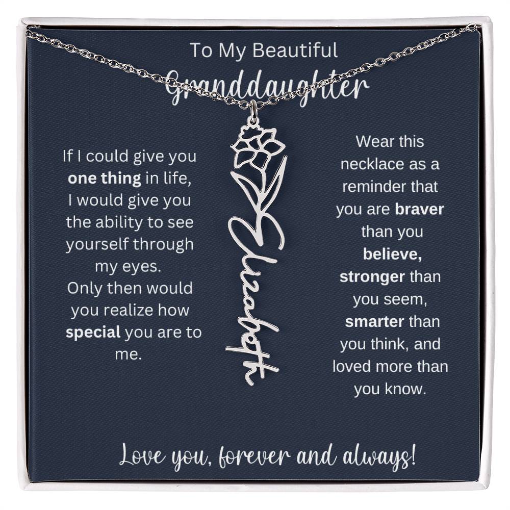 Granddaughter Personalized Christmas Gift