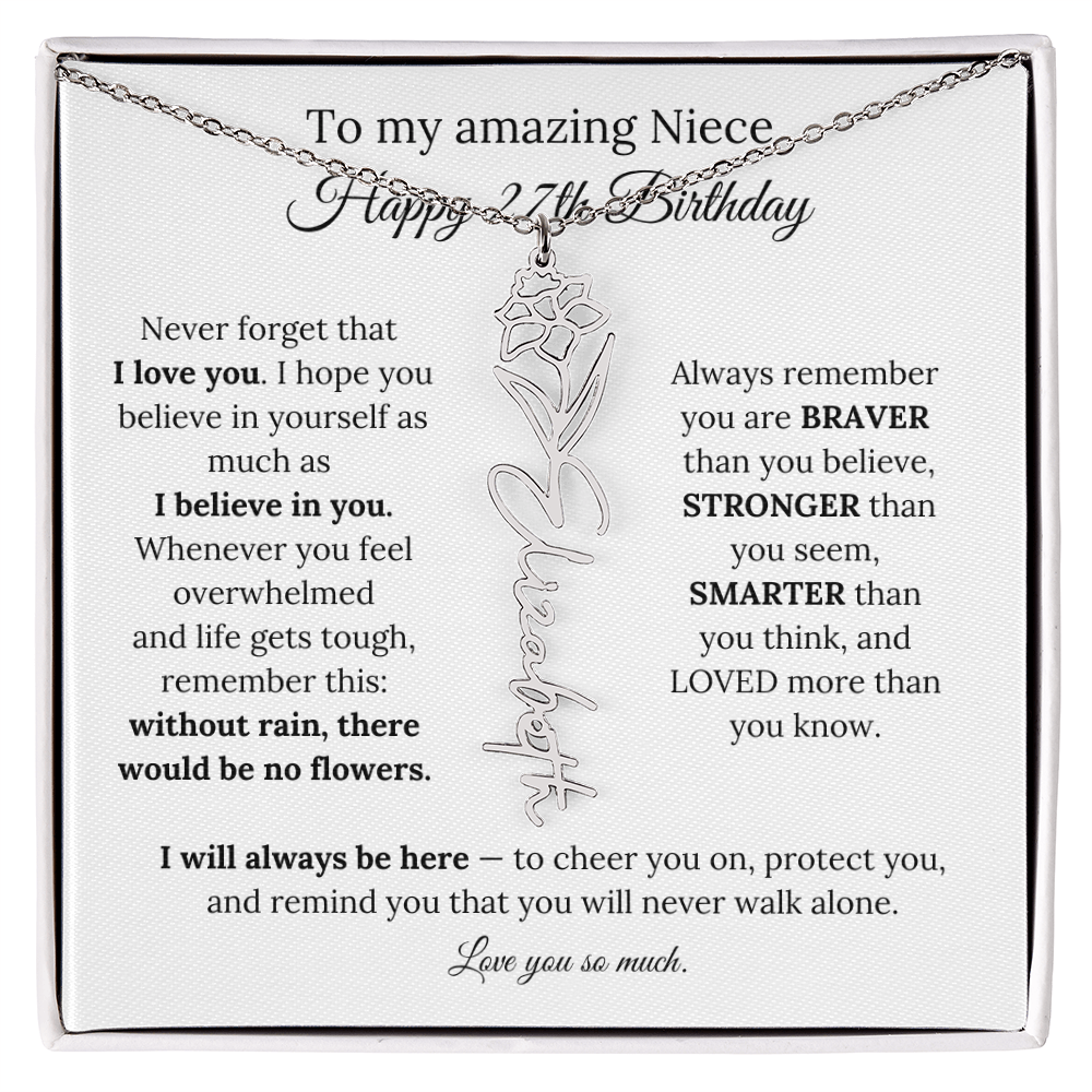 Happy 27th Birthday Gift for Niece