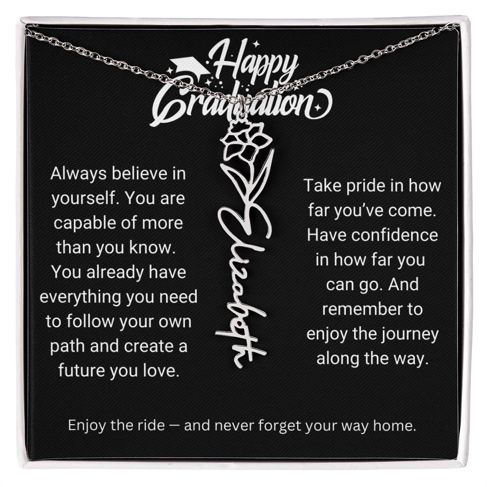 Personalized Graduation Jewelry Keepsake