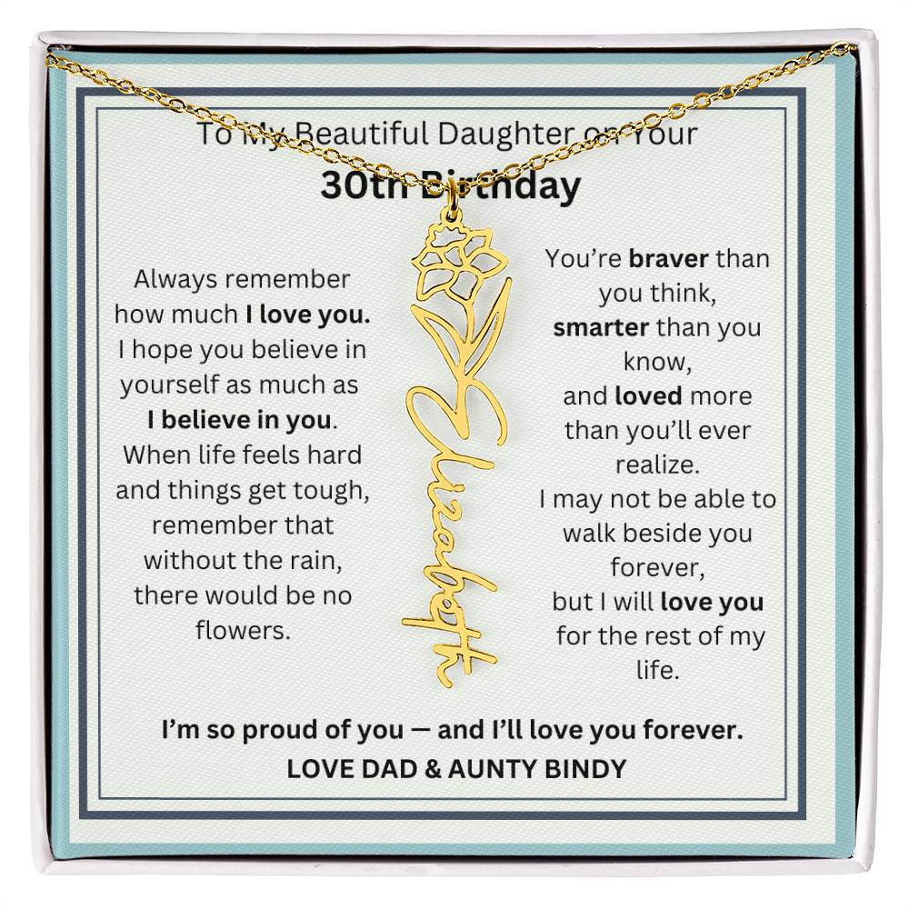 LOVE DAD & AUNTY BINDY
