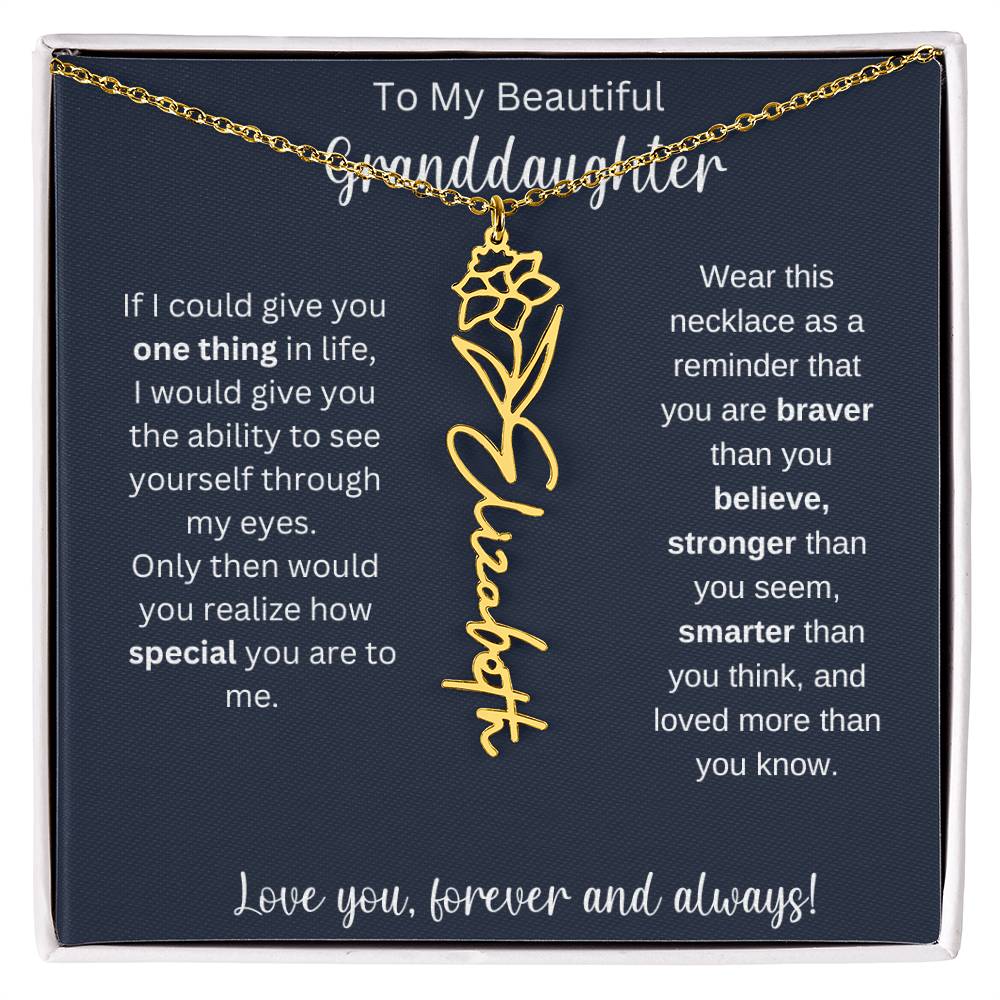 Granddaughter Personalized Christmas Gift