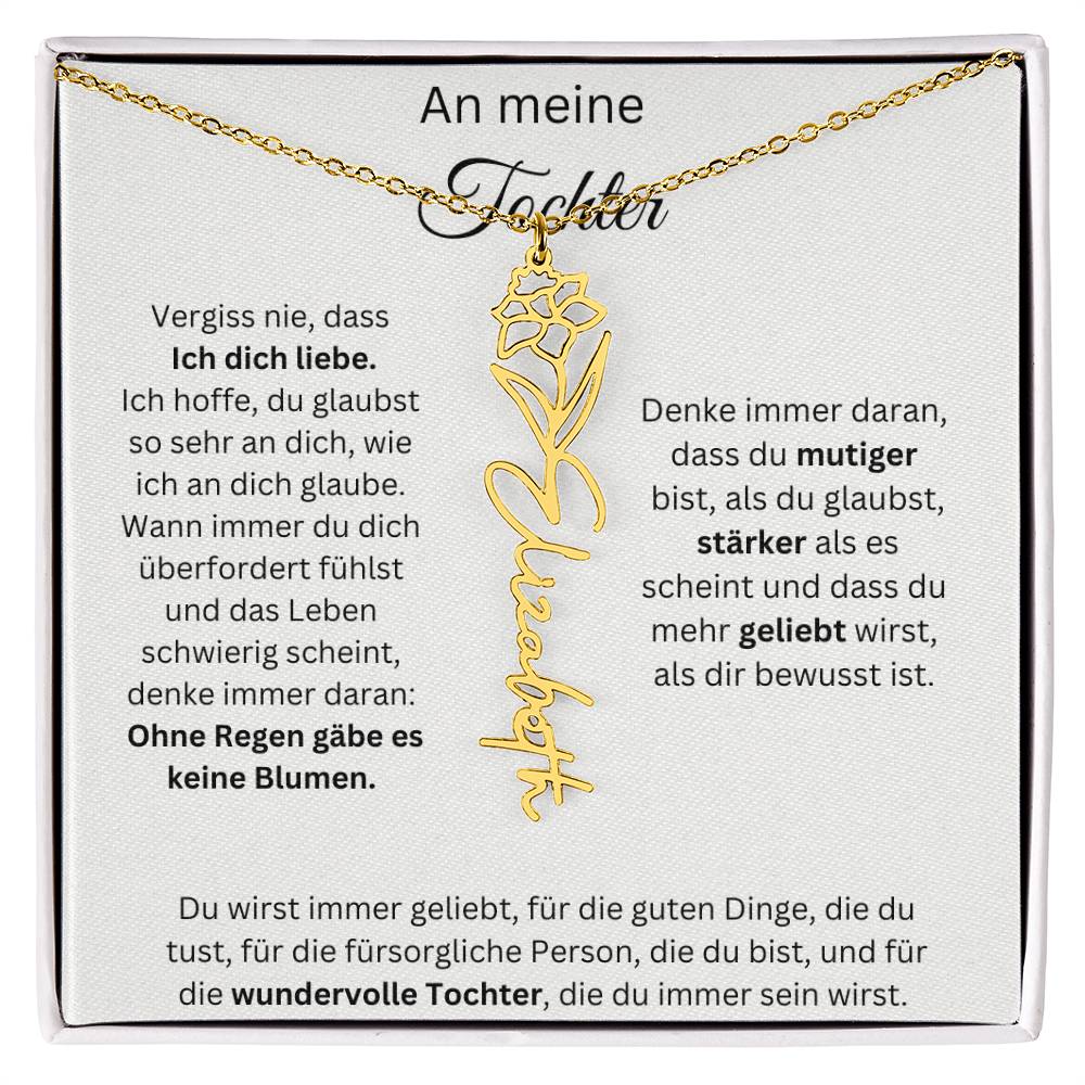 An Meine Tochter Vergiss Nie Dass Ich Dich Liebe