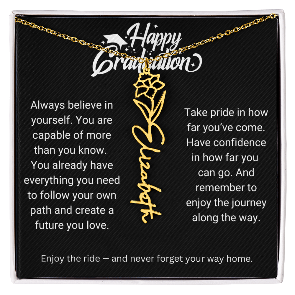 Personalized Graduation Jewelry Keepsake