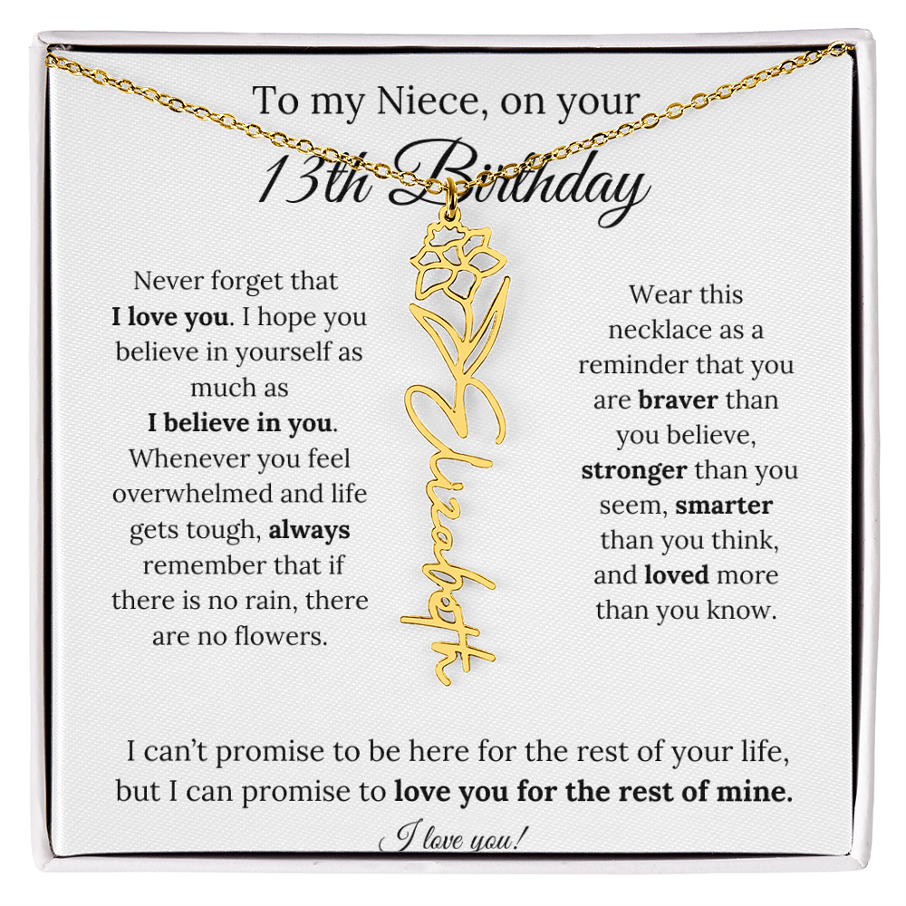 To My Niece 13th Birthday