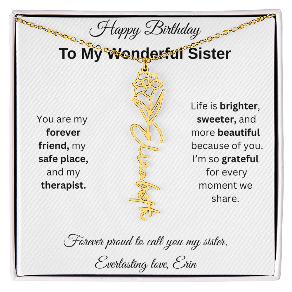 Custom Erin Birthflower