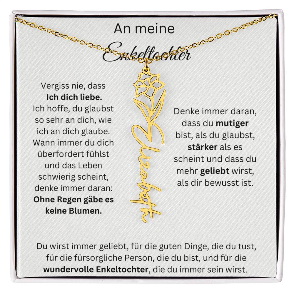 An Meine Enkeltochter - Vergiss Nie