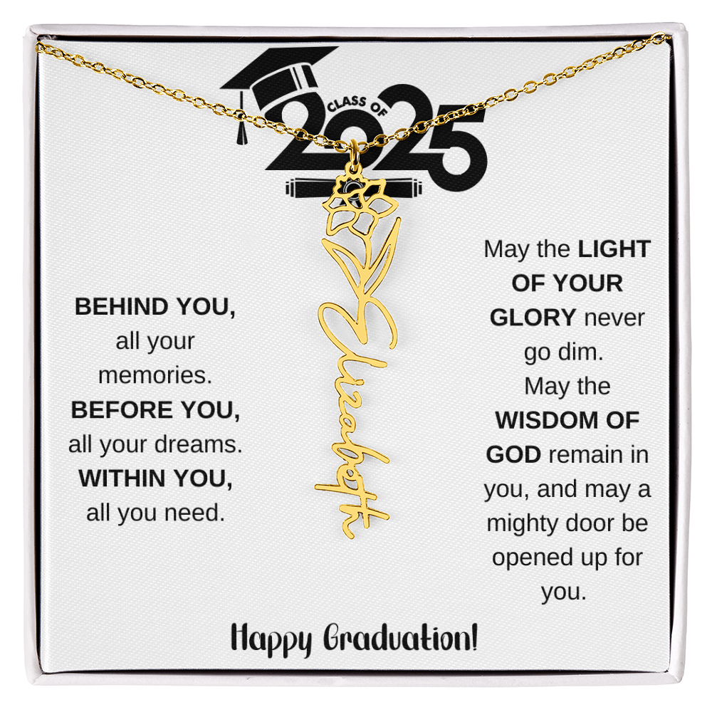2025 Graduation Gift - Flower Name Necklace 8