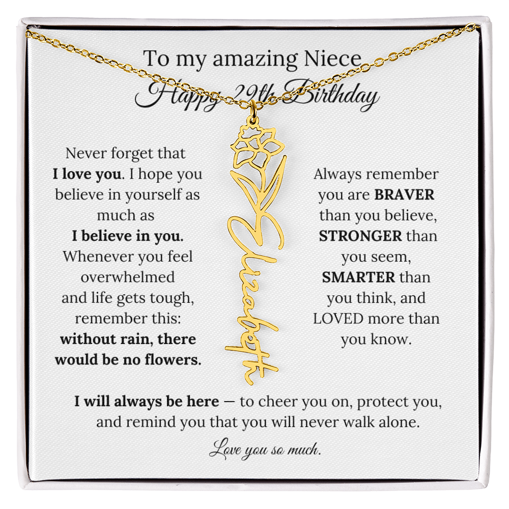 Happy 29th Birthday Gift for Niece