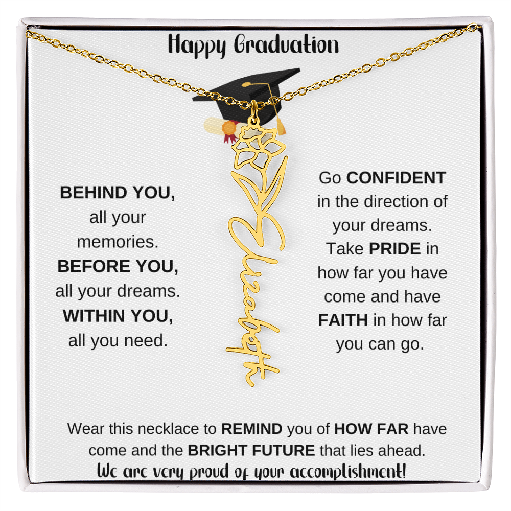 2025 Graduation Gift - Flower Name Necklace 10