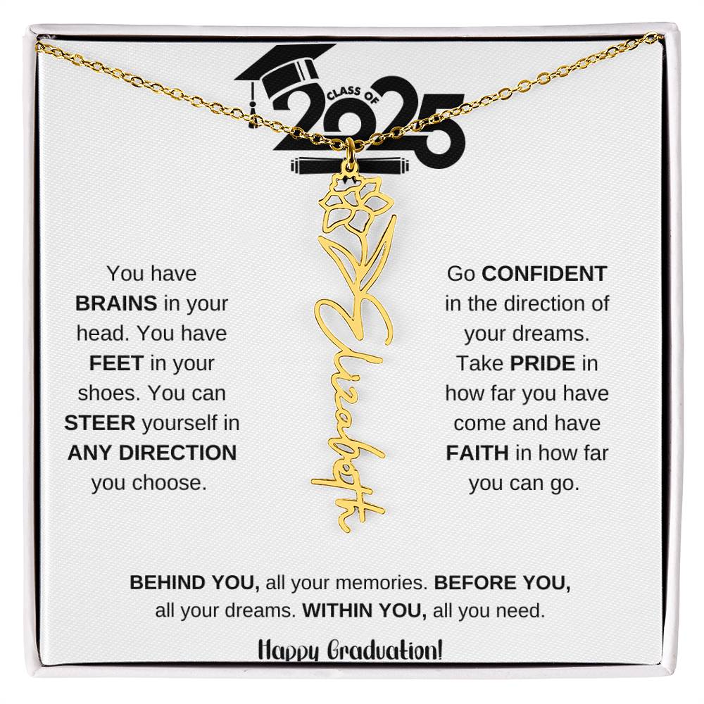 2025 Graduation Gift - Flower Name Necklace 7
