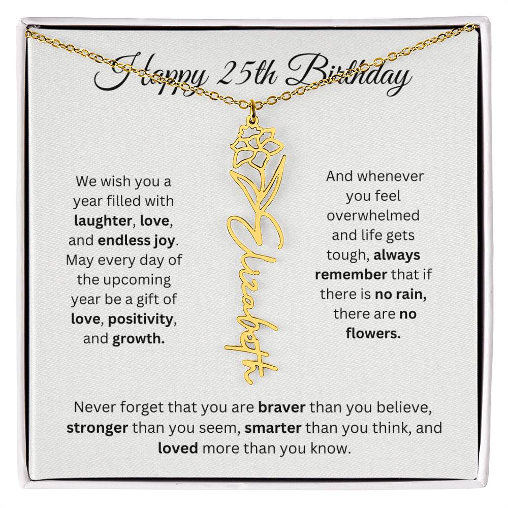 We Wish You - Happy 25th Birthday