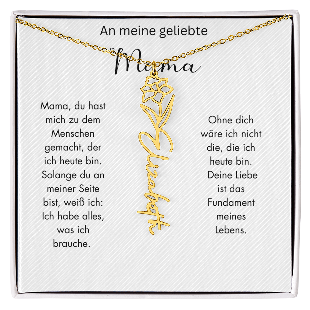 Personalisiertes Schmuck Geschenk für Mama