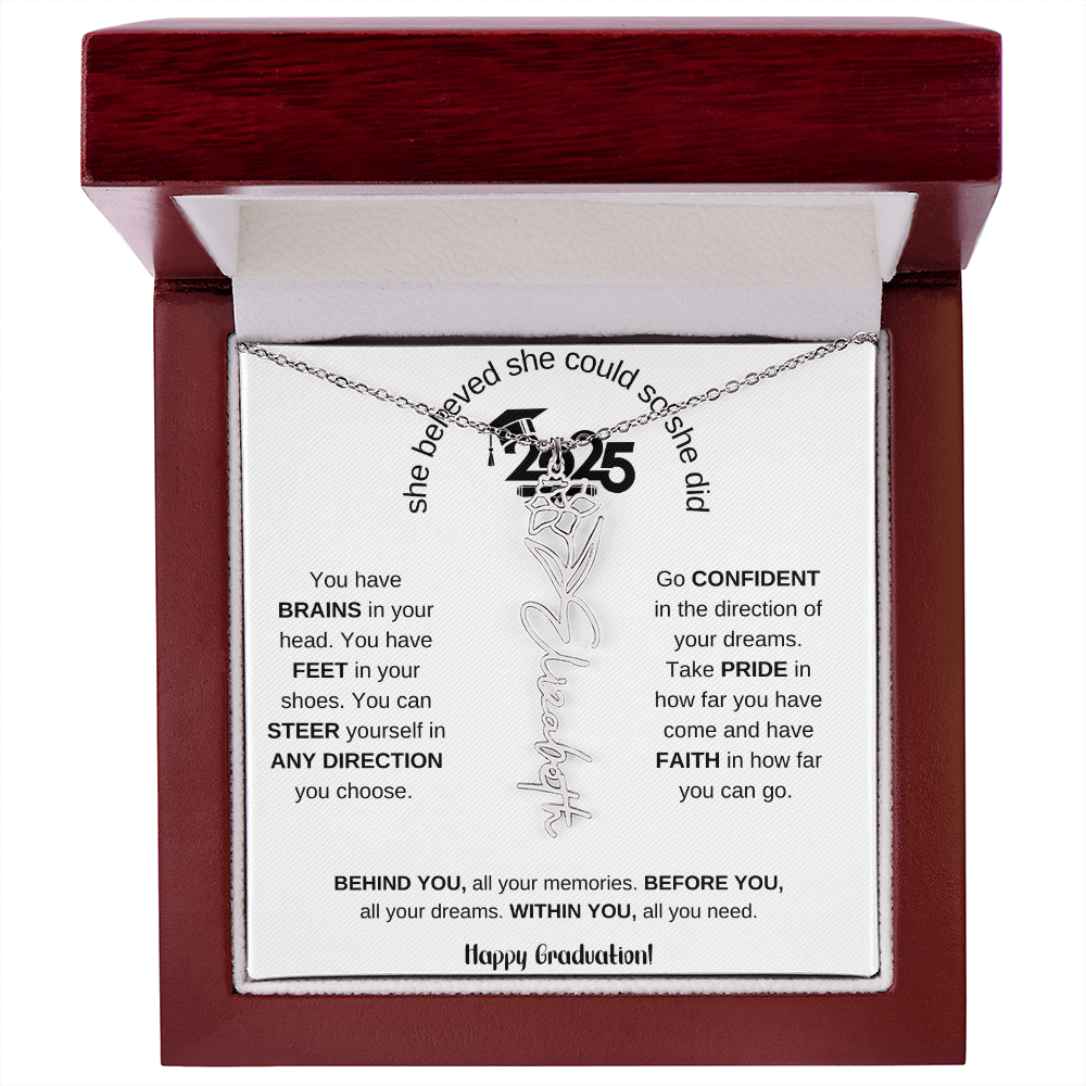 2025 Graduation Gift - Flower Name Necklace 6