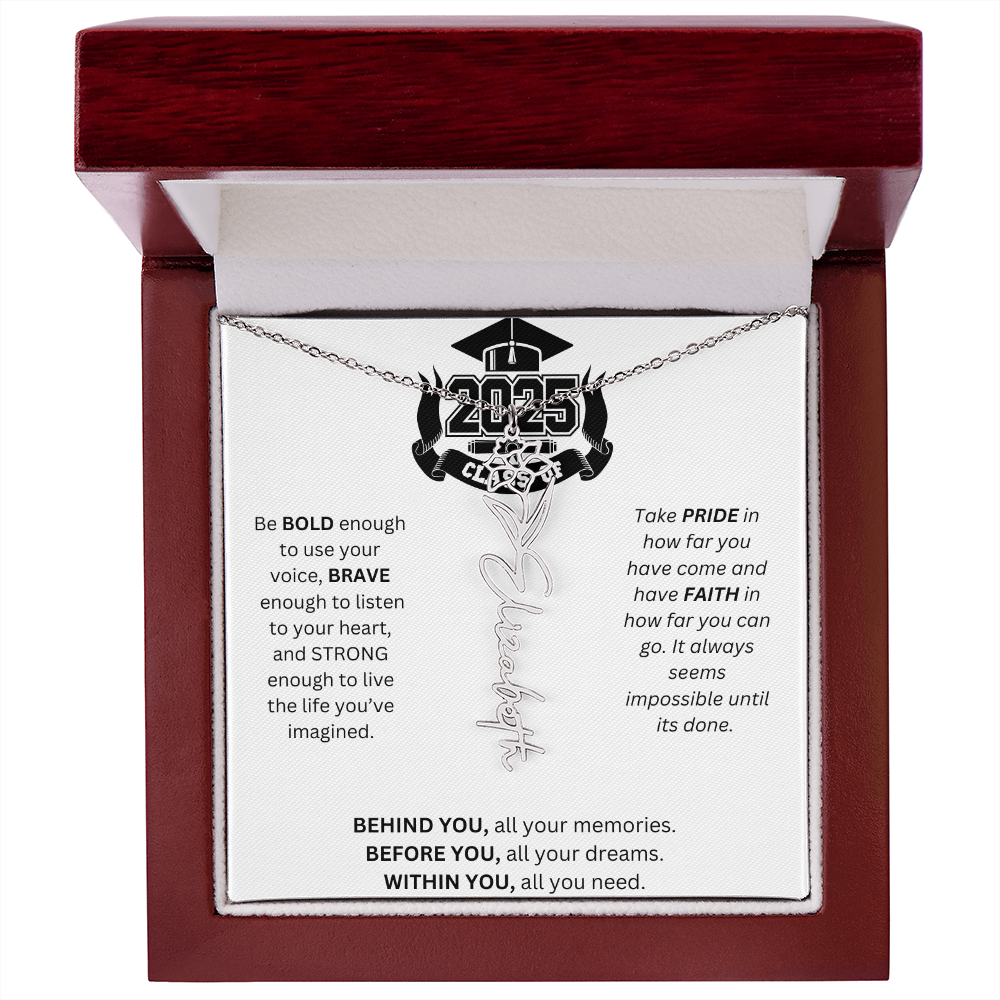 2025 Graduation Gift - Flower Name Necklace 3