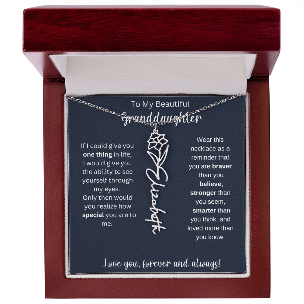 Granddaughter Personalized Christmas Gift