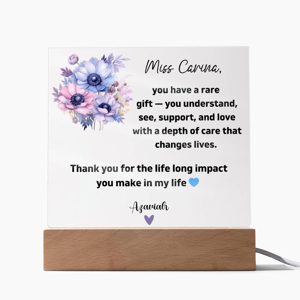 Carina Plaque