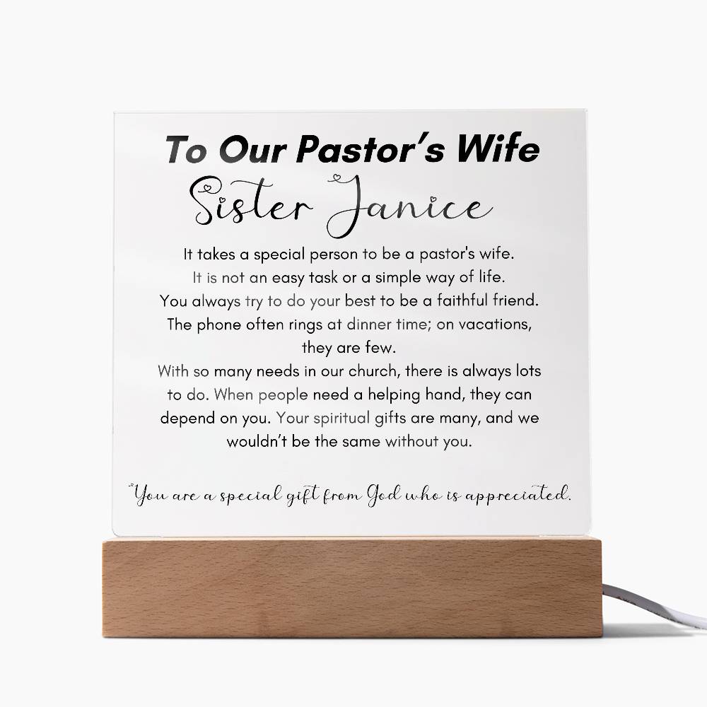 Custom Sister Janice