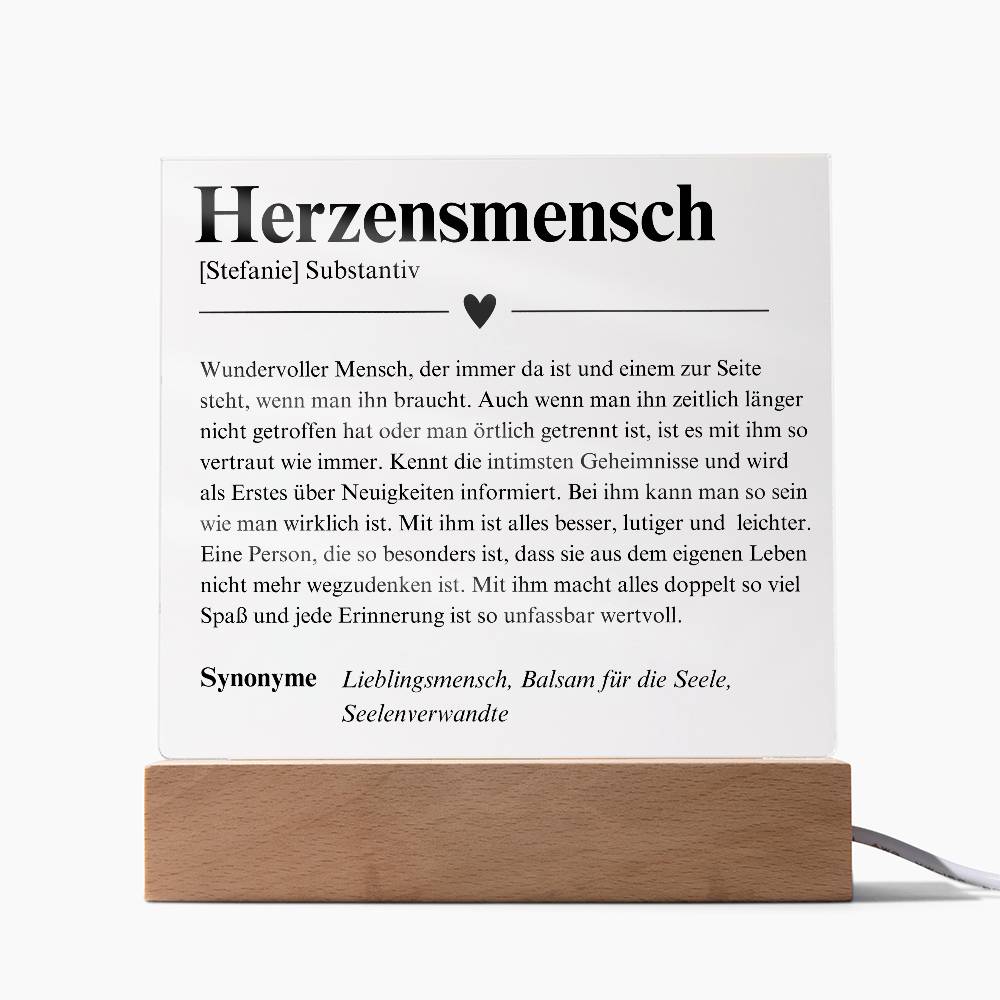 Geschenk FreundinHerzensmensch Duden 7