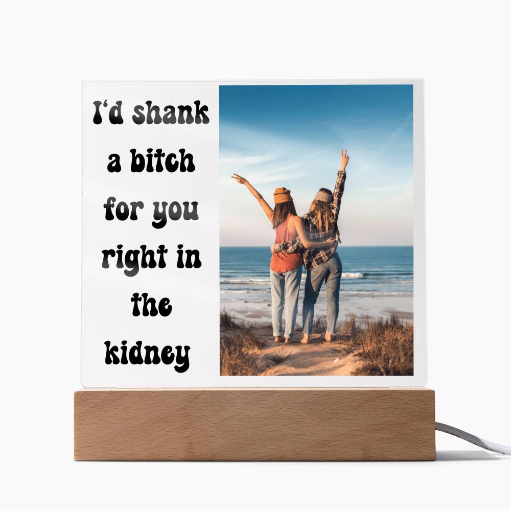 Friend Quote Plaque 3 (Black Text)