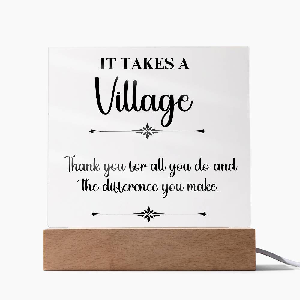 The Difference You Make - Acrylic Square Plaque 1