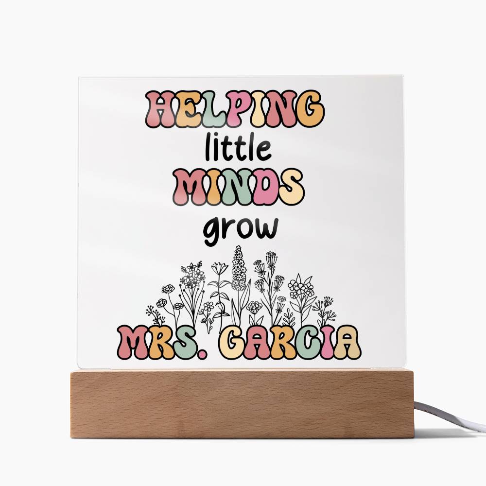 Teacher Square Acrylic Plaque 9