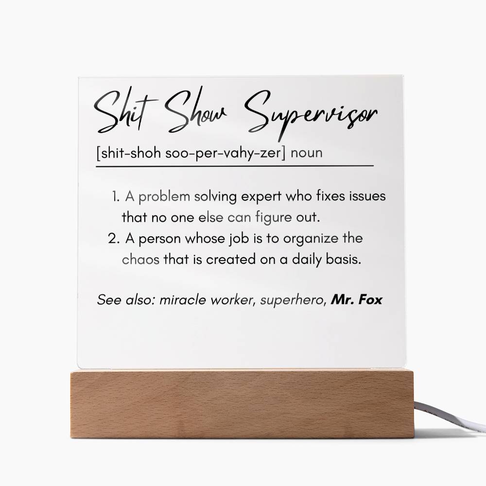 Profession Definition Plaque 1