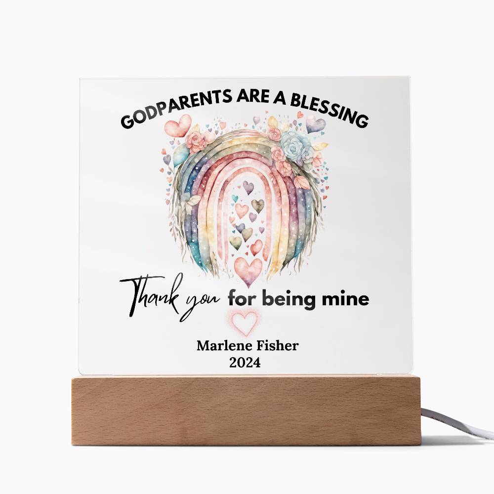 Marlene Godparents Plaque