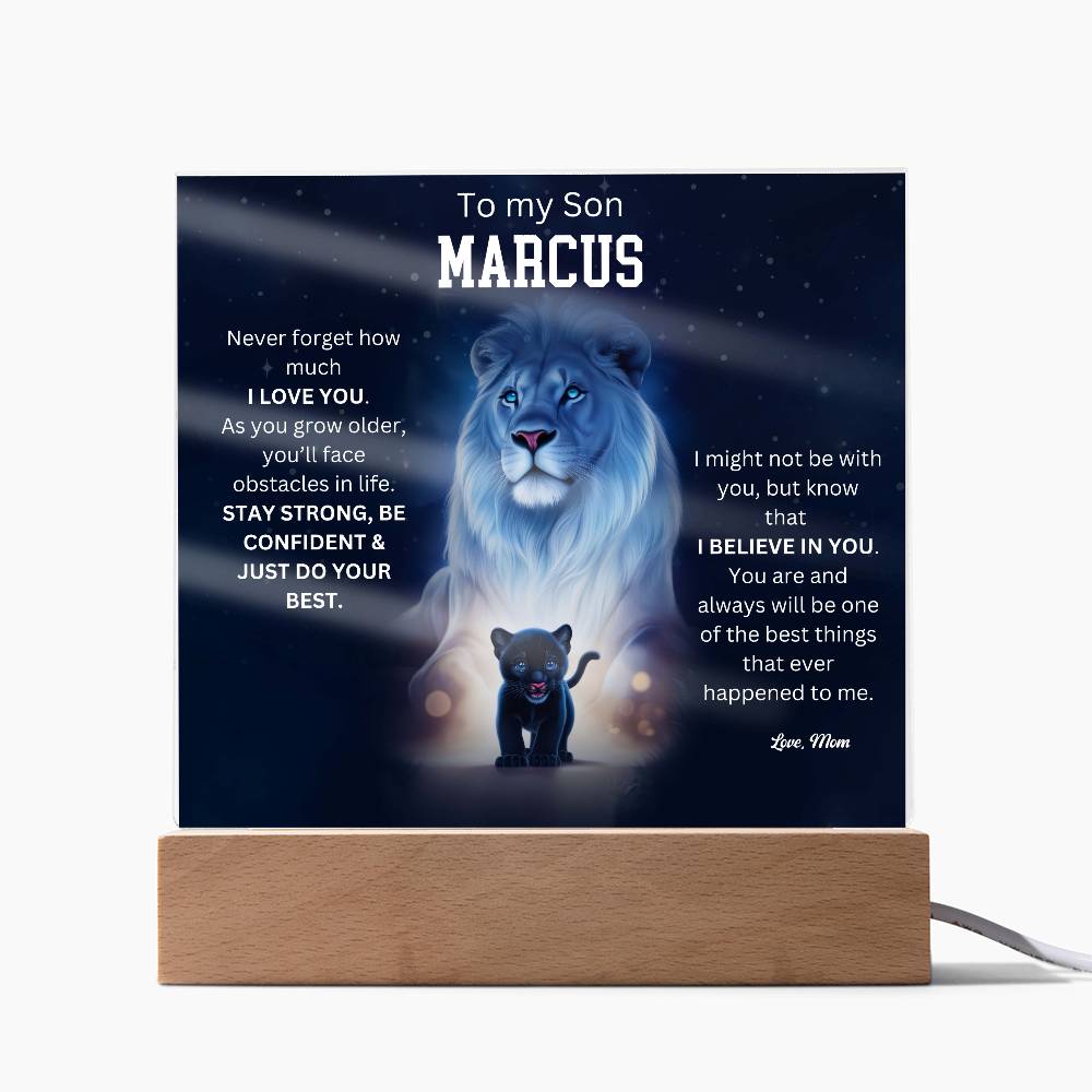 Markus 1 - Printed Acrylic Plaque