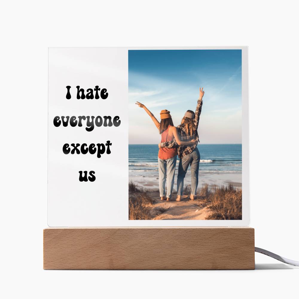 Friend Quote Plaque 5 (Black Text)