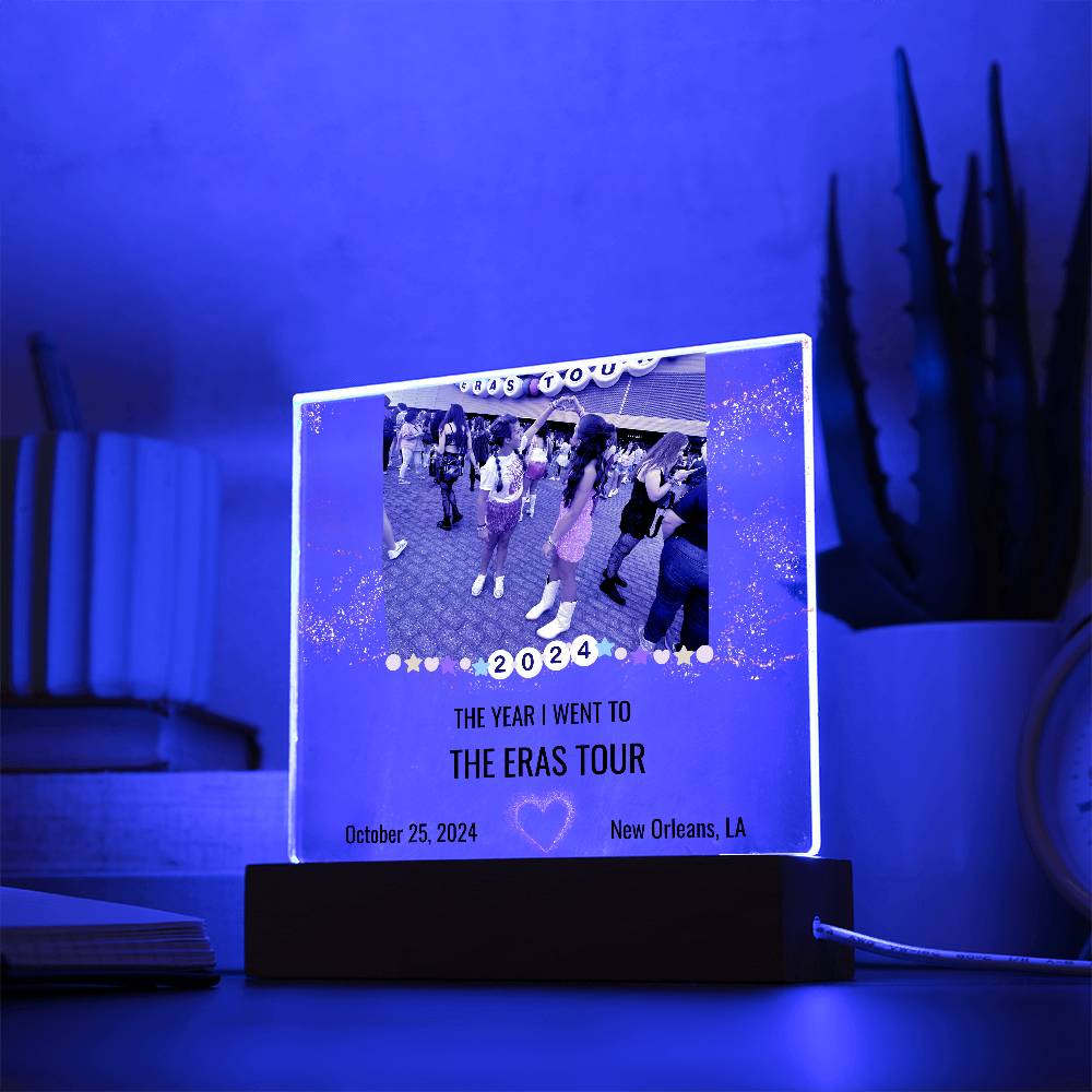 Eras Tour 2024 Acrylic Plaque