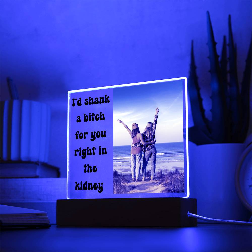 Friend Quote Plaque 3 (Black Text)