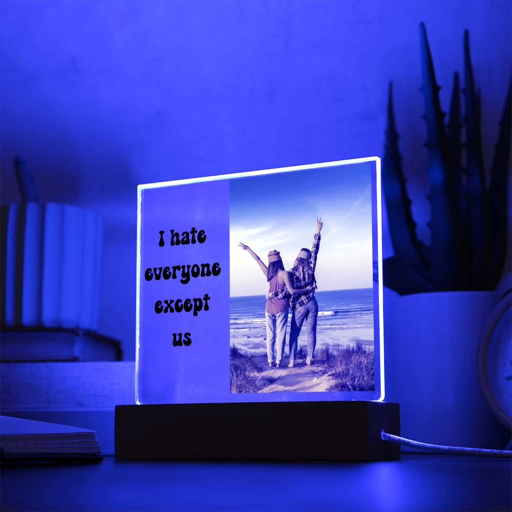 Friend Quote Plaque 5 (Black Text)