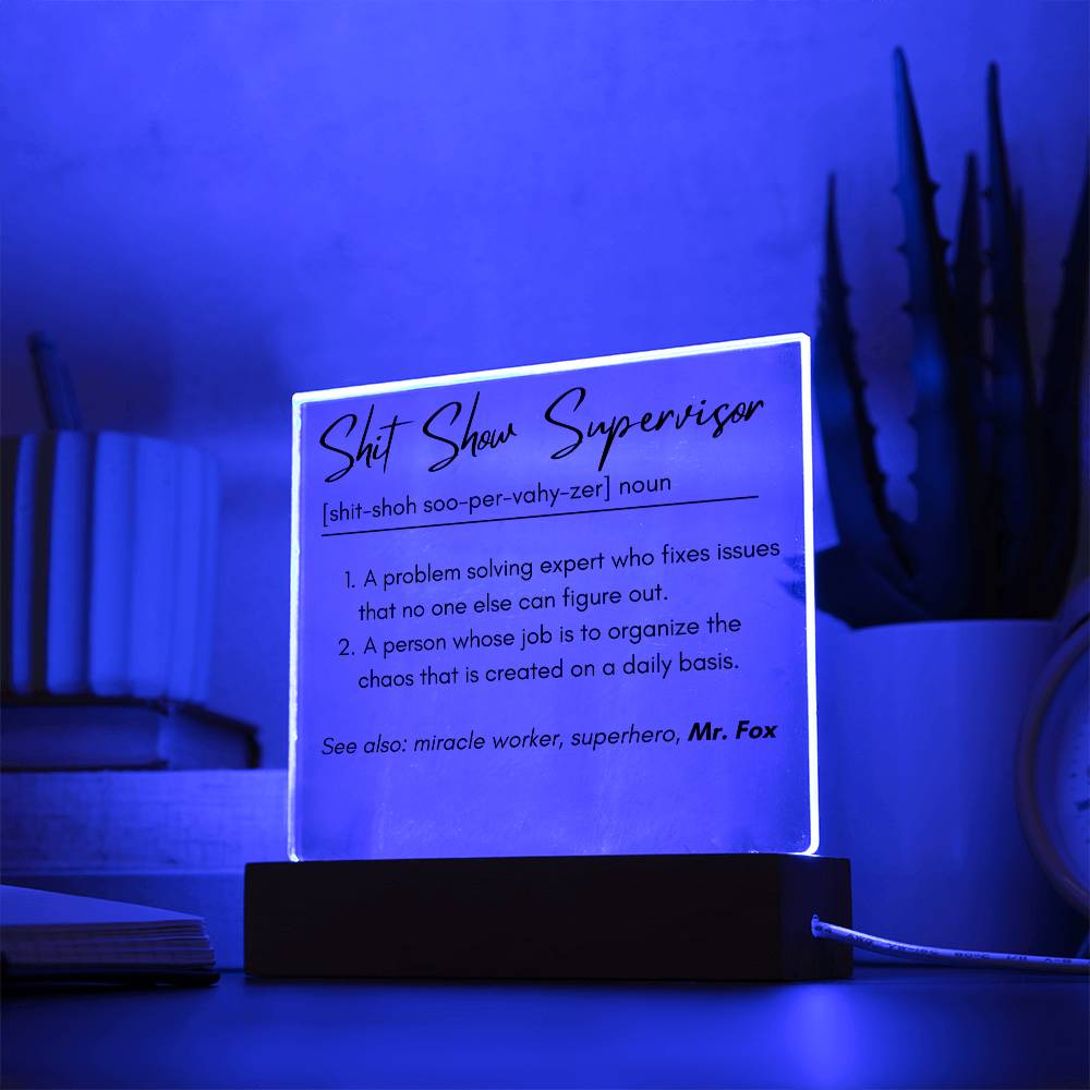 Profession Definition Plaque 1
