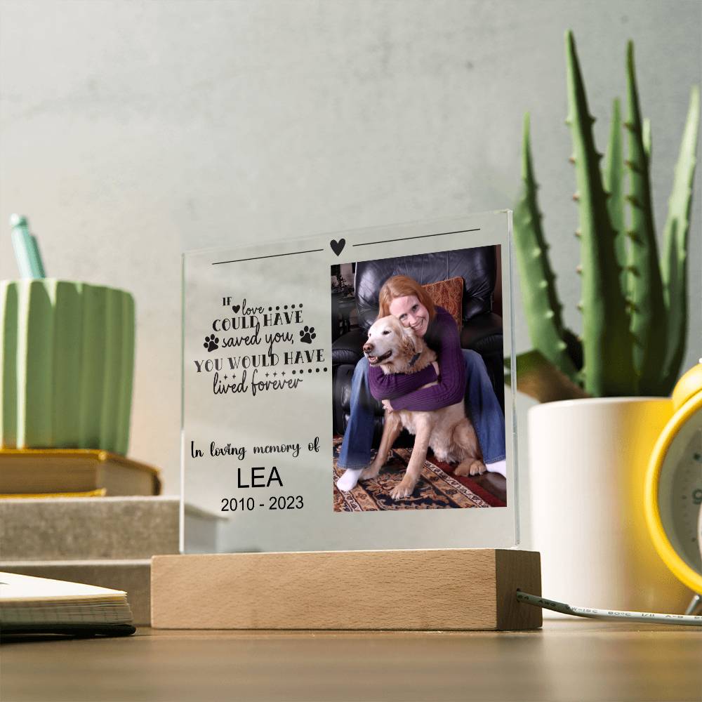 Dog Memorial Plaque LEA